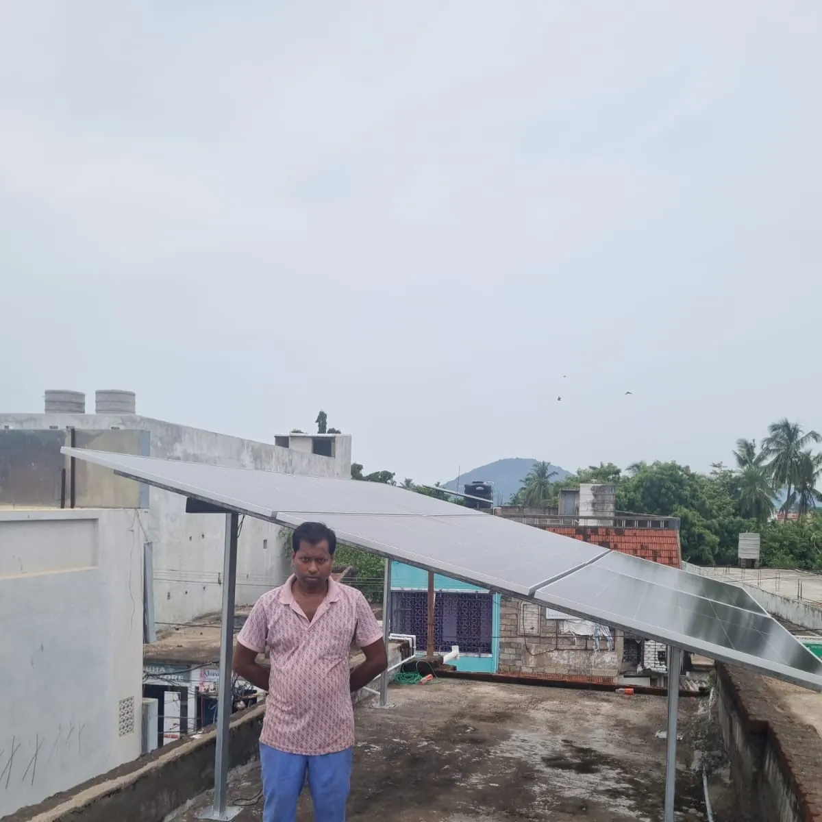 Solar installation for Ganesh Subudhi